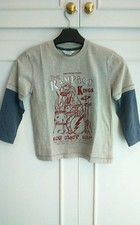 BOYS NEW DUCK AND DODGE DINOSAUR LONG SLEEVED T SHIRT AGE 4