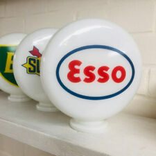 Mini Gas Pump Globe, Esso, Oil and Petrol Memorabilia, Hand Blown Glass Globe