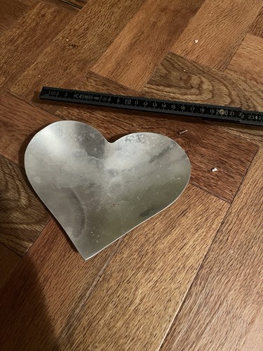 Heart shaped decorative silver - decorative,