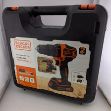 Black & Decker 18V Lithium Cordless Hammer Drill with Battery, charger & Case