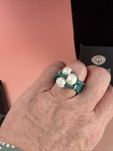 Designer majorca pearl ring - ring, in