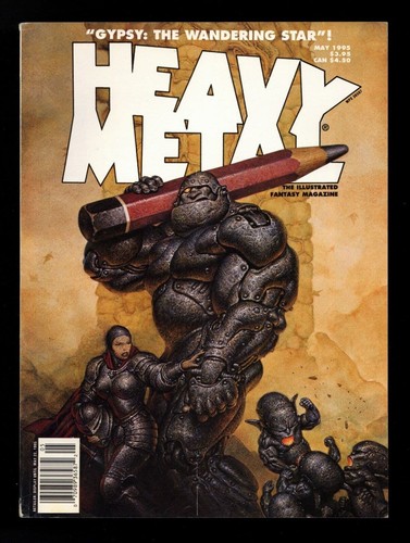 Heavy metal magazine may - magazine, 1995