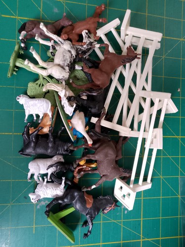 Vintage farm toys bundle - farm,