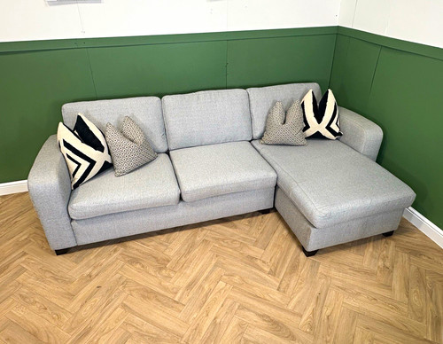 Dfs layla grey fabric - grey, corner