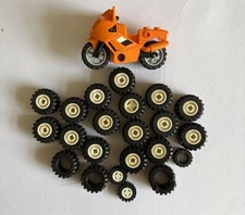 LEGO Wheels, Tires,/Lego Motorbike(not Completed )see Pics ￼￼
