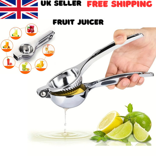 Stainless steel lemon juicer - steel,