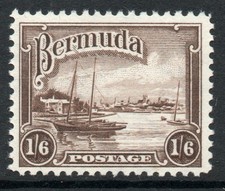 Bermuda 1936 brown - bermuda, sg