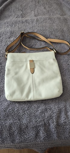 White leather cross - white, body