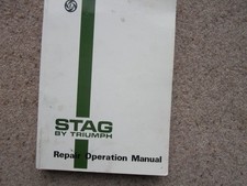 Triumph Stag Leyland Workshop