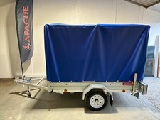 Box Trailer-New, 7x4x6 Box Trailer inc Rear Ramp & Removable cover- BRITISH MADE