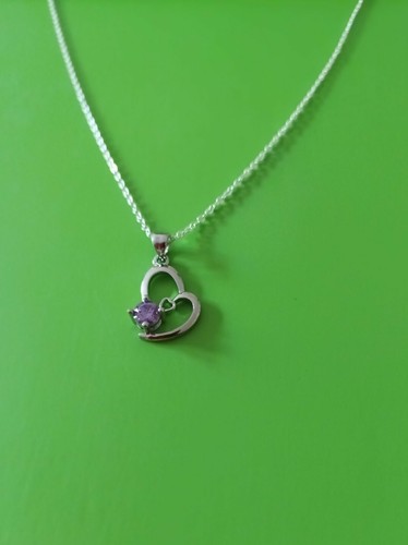 Silver plated amethyst - silver-plated,