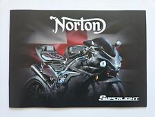 NORTON SUPERLIGHT MOTORCYCLE SALES BROCHURE
