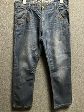 Psycho Cowboy Denim Jeans 36L TD112 JJ 10