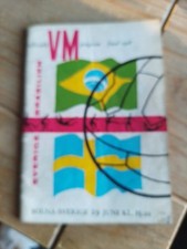 1958 World Cup Final Programme