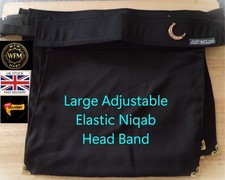 one layer niqab double elastic