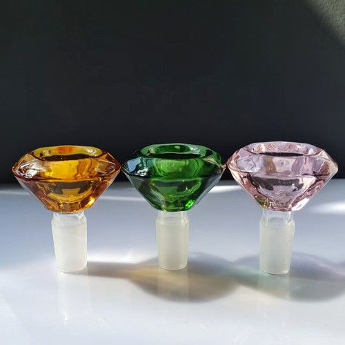 3pcs diamond 14mm male bowl - 3pcs,