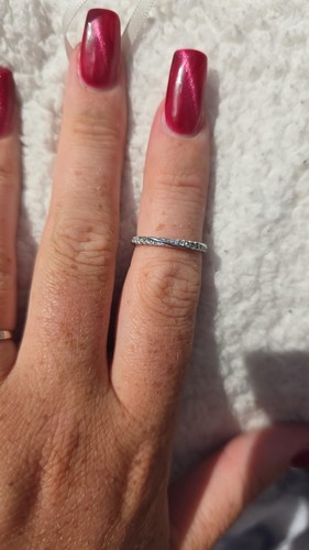 18k white gold diamond full - white,