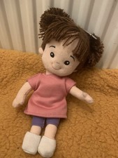 Disney Monsters Inc Boo Costume Plush Doll Pixar Toy Soft Body Wool Hair
