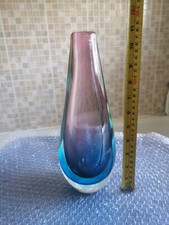 Murano Blue Pink Purple Clear
