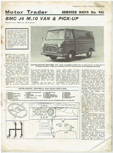 Austin morris van - van, &