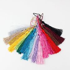 Pack Of 10 13cm Luxury Silky Tassels - Craft, Sewing, Decoration, Costume
