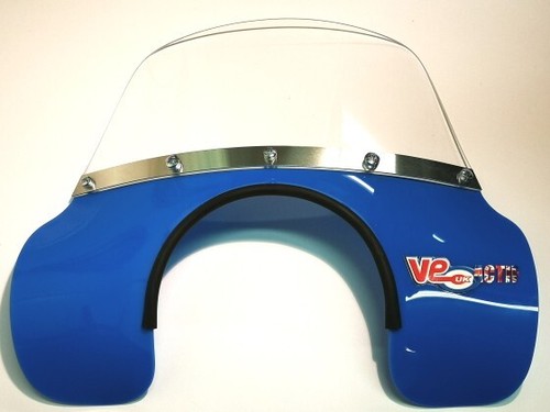 Solid blue flyscreen - blue,