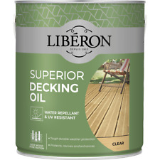 Liberon Superior Decking Oil | UV Filter | Protects, Revives and Enhances Timber