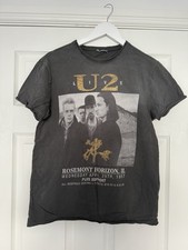 U2 live black unisex tee from