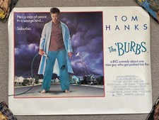 The Burbs , 1989 U.K. Quad Movie Poster Tom Hanks