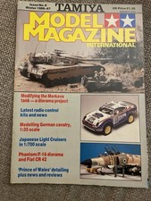 model magazine 1986-87 tamiya