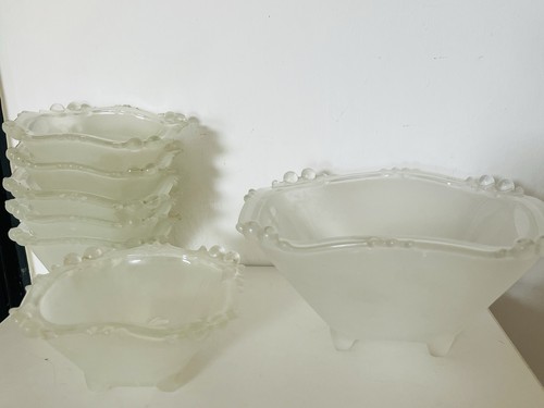 Vintage sowerby glass trifle - vintage,