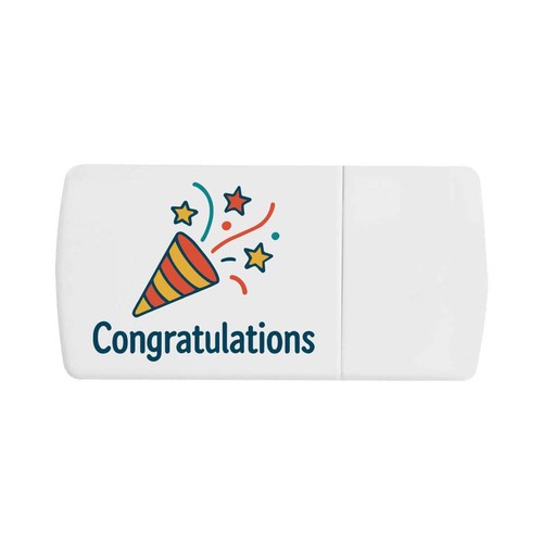Congratulations party popper - 'congratulations, popper'