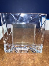 Royal Doulton Saturn Lead Crystal photo frame 8cmx8cm