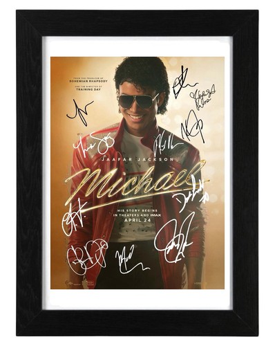 Michael poster signed - michael,