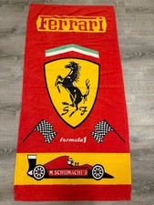 Ferrari Schumacher Beach Towel