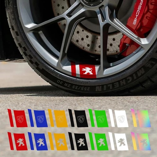 Wheel stickers for peugeot - wheel,