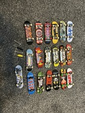 Tech Deck Skateboard Bundle 19 Boards - RARE - Vintage With Accessories