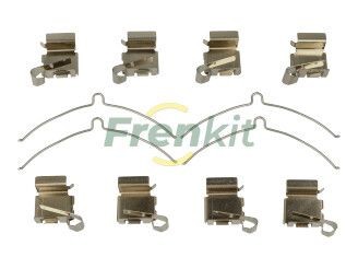 Front axle accessory kit - axle, disc