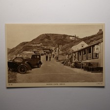Vintage Postcard Shore Cafe