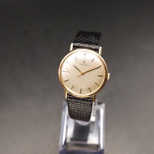 1968 omega geneve 9ct - 9ct, gold