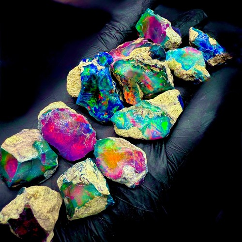 Opal lot natural black fire - natural,