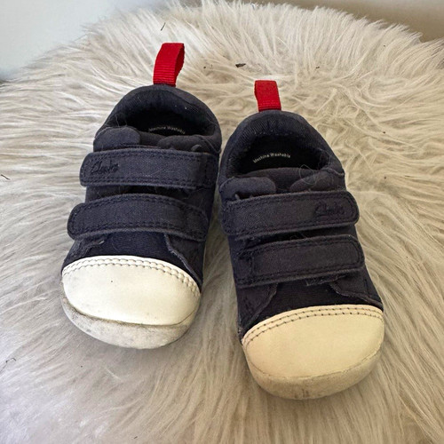Clarks unisex baby canvas - baby, hook