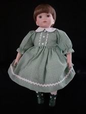 Porcelain Doll "Roxanne" School Girl (1052/7500) by Alberon, Limited Edition