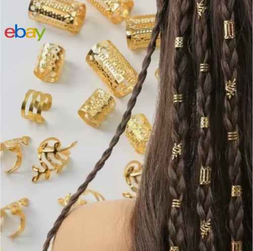 40pcs metal hair - metal, rings