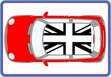 Union Jack flag Roof Decal