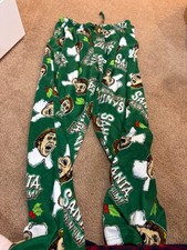 mens elf pajamas size large