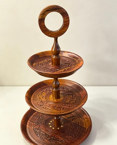 Wooden folding stand hand - stand,