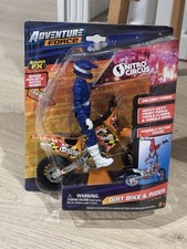 NEW Travis Pastrana Motocross Adventure Force Dirt Bike Rider Figure Toy Nitro
