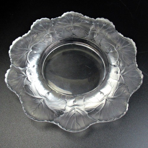 Lalique glass bowl - lalique,