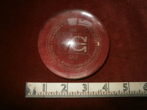 Vintage advertising glass